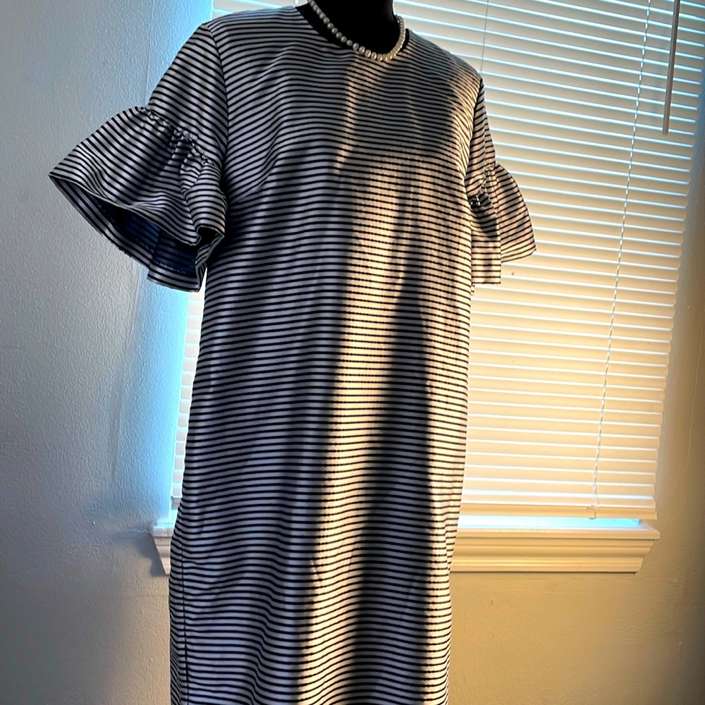 Banana Republic Dress size 14 in Navy and Silver